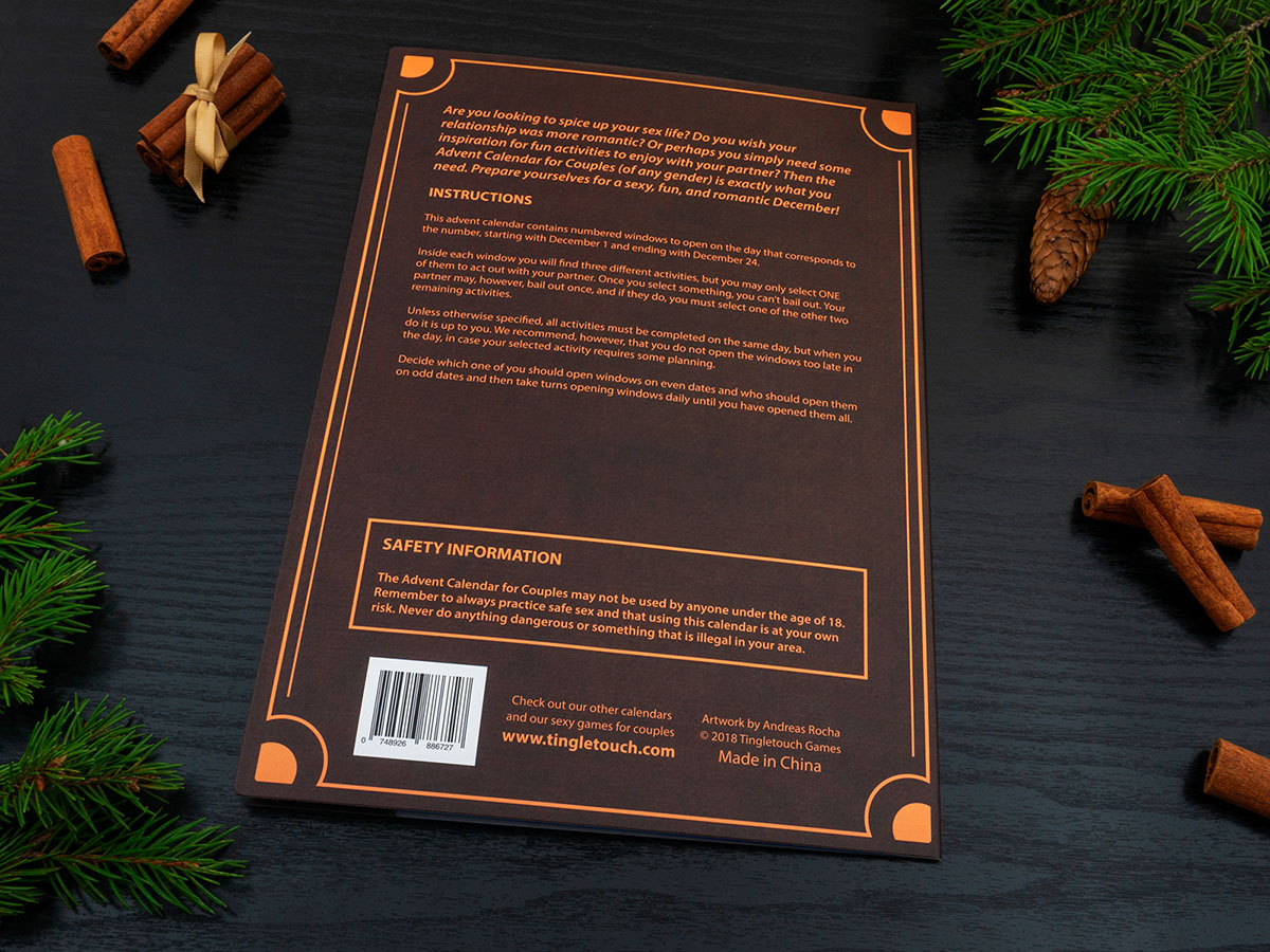 Tingletouch The Advent Calendar For Couples The Original